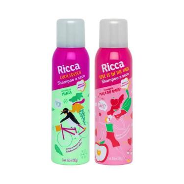 Imagem de Kit Shampoo a Seco Menta + Shampoo a Seco Maçã do Amor - Ricca