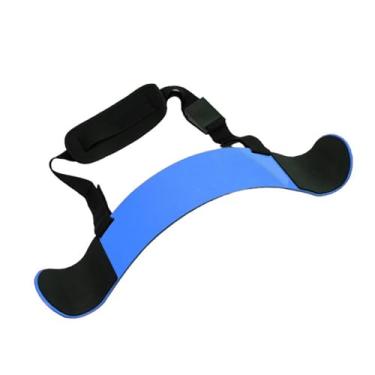 Imagem de Aymzbd Braço para Tríceps, Isolador de Rosca Direta, Bordas Acolchoadas, Uso em Academia Doméstica, Equipamento Portátil para Exercícios de Braço, Treinament, azul