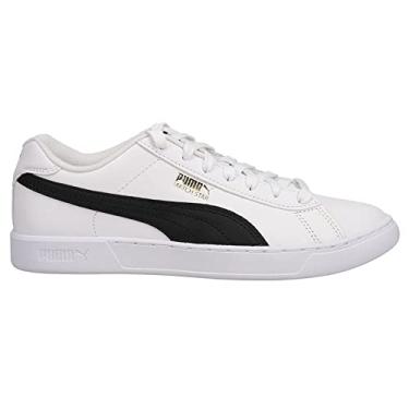 Imagem de PUMA Men's Match Star White-Black-Team Gold (380204 02) - 11.5