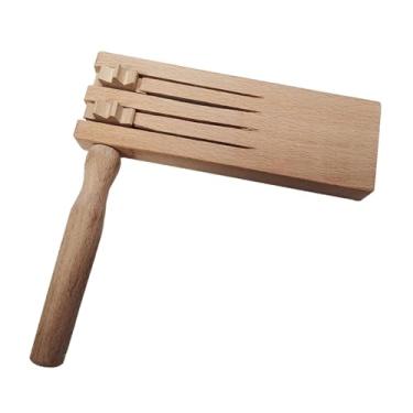 Imagem de MotiveTech Instrumento de Catraca Castanholas Artesanato Acessório Portátil Brinquedo Educativo para Meninos Festa Presente Pré-escolar