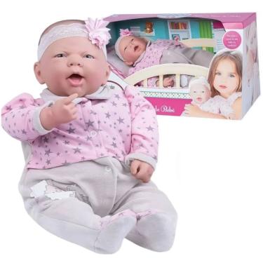 Imagem de Boneca Bebê Coleção Ninos Reborn Com Boca Aberta Cotiplas