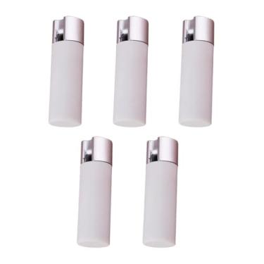 Imagem de DimyFew 5 peças de pesos para cordas de cortina, cordas de persianas, pontas de reposição, alças anti-vento elegantes para cortinas de porta, Branco