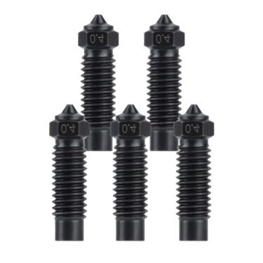 Imagem de IdeaFormer-3D 5 unidades de bico de aço temperado de 0,4 mm para Elegoo Neptune 4 Plus/Neptune 4 Max, bicos Hotend de extrusora de aço temperado para impressoras 3D Neptune 4 Plus/Neptune 4 Max