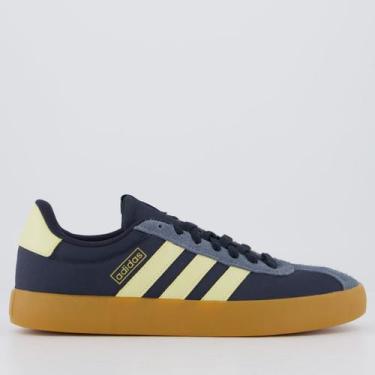 Imagem de Tênis Adidas VL Court 3.0 Marinho e Amarelo, 42
