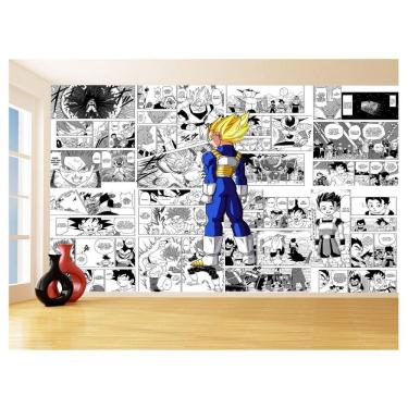 Imagem de Papel De Parede 3D Dragon Ball Vegeta Anime 3,5M Dbz691