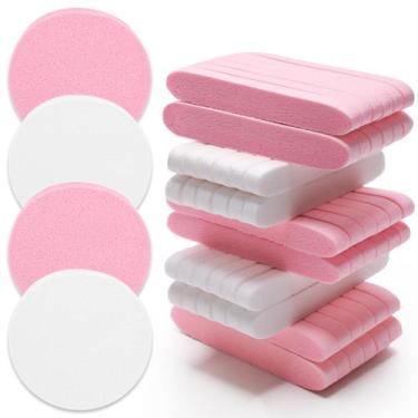 Imagem de Esponja facial Luxiv 120 unidades de remoção de maquiagem comprimida