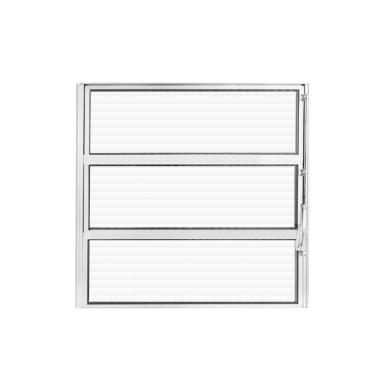 Imagem de Vitrô Basculante Alumínio 60 x 60cm Vidro Horizontal Hale Branco