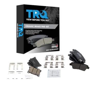 Imagem de TRQ Pastilhas de freio de cerâmica compatíveis com Genesis G80 2018-2019