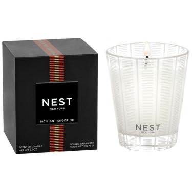 Imagem de Vela Clássica Perfumada NEST New York, Tangerina Siciliana 230g - Queima de até 60 horas - Recipiente de Vidro Reutilizável