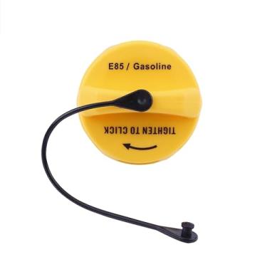 Imagem de Tampa de combustível E85, tampa de combustível adequada para Chrysler Dodge Jeep - 2008-2016 Town & Country, Commander Grand Cherokee, 2008-2019 Grand Caravan, 2013-2016 Dardos e mais, substitui 52030380AA, 52030380AB