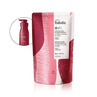 Imagem de Refil Creme Desadatante Corporal Nutritivo Cereja e avelã 400 ml - Nat