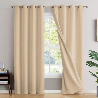 Imagem de Cortina blackout tecido tamanhos 3m, 4m, 5m para porta e janela - On e