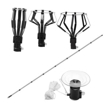 Imagem de Generic Trocador de Lâmpadas de Longo Alcance, Fácil de Usar e Montar, Ferramenta Versátil para Remoção de Lâmpadas, Ideal para Casa e Escritório, Poste de 8 Seções