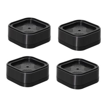 Imagem de DimyFew Conjunto de 4 Almofadas Antivibração para Máquina de Lavar Roupa, Elevadores de Móveis, Elevadores Multiuso para Cama, Pedestais para Lavadora e