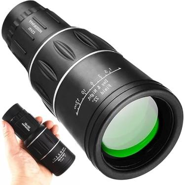 Imagem de Telescópio monocular compacto de 16 × 52 com alça de mão para passeios ao ar livre, observação de pássaros, caminhadas, viagens e concertos