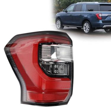 Imagem de Conjunto de luz traseira de LED compatível com Ford Expedition Limited 2018-2022/Platinum lado esquerdo do motorista, luz traseira traseira com freio, corrida, seta e luzes de ré JL1Z-13405-H