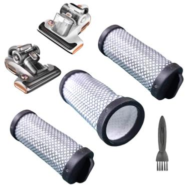 Imagem de Feenynic Pacote com 3 filtros Hepa de substituição compatíveis com aspirador de pó JIGOO T600 colchão, peças sobressalentes ou acessórios, funciona com aspirador de colchão JIGOO, lavável e durável.