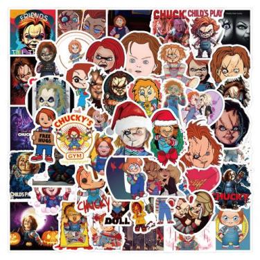 Imagem de Adesivos Chuckys Waterproof Vinyl Anime 60 unidades/lote 5-7 cm - yiwe