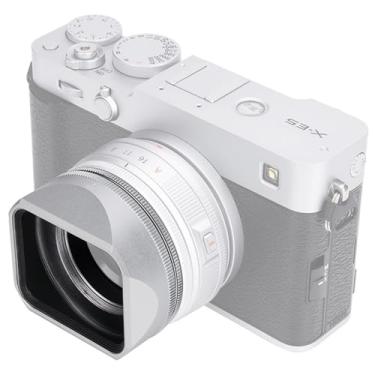 Imagem de Para-sol quadrado com tampa de capô para lente Fujifilm XF 27 mm F2.8 - Prata