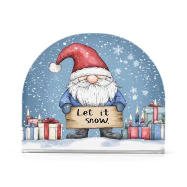 Imagem de Qilmy Porta-guardanapos de gnomo fofo de Natal para mesas - Porta-guardanapos para cozinha, porta-guardanapos de mesa, porta-guardanapos de coquetel, porta-guardanapos de papel90