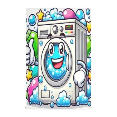 Imagem de Joisal Lindos conjuntos de toalhas de cozinha para máquina de lavar roupa super absorventes pacote com 6 panos de prato para lavar louças, toalhas de banheiro de 71 x 45 cm