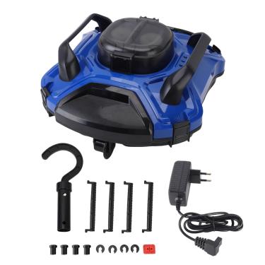 Imagem de Limpador robótico sem fio para piscinas IPX8 a vácuo para piscinas com estacionamento automático 5000mAh Bateria Sucção poderosa para piscinas planas (Plugue UE)