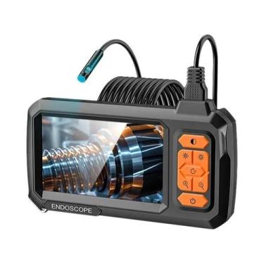 Imagem de Câmera Endoscópica 1080P Com Lente Dupla De 8mm, Cabo De 100M, Tela IP