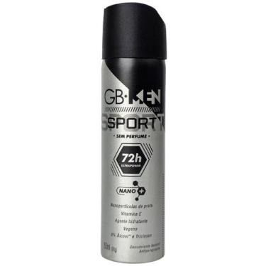 Imagem de Desodorante Aerossol Sport Sem Perfume GB Men 72h Vegano Giovanna Baby