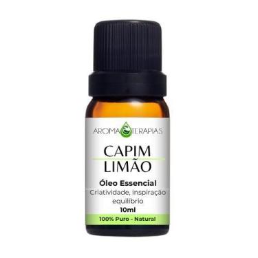 Imagem de Óleo Essencial Natural Capim Limão (Lemongrass) - 10ml - Aroma e Terap