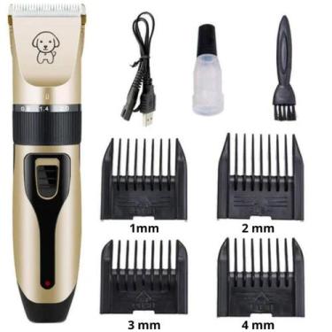 Imagem de Kit Tosa Pet Completo 4 Pentes Tesoura - Lippin