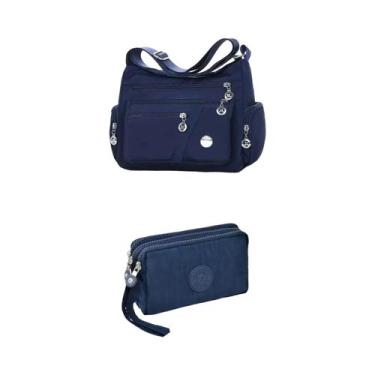 Imagem de Bolsa Transversal Feminina De Grande Capacidade Em Nylon Impermeável, 