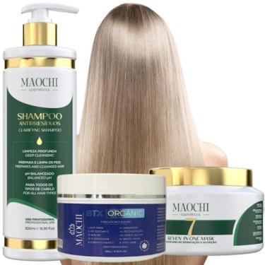 Imagem de Botox Alisador Capilar Organico 10em1 Matizador Profissional e Shampoo