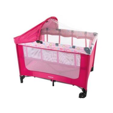 Imagem de Berço Portátil Happy Rosa Cosco Kids, Rosa