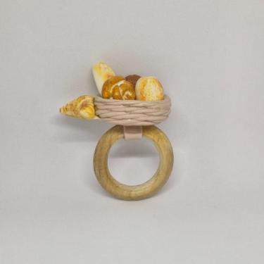 Imagem de Porta Guardanapo Cesta de Pão Biscuit - Decor Madame Blue
