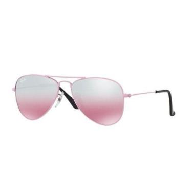 Imagem de Óculos De Sol Ray-ban Infantil Rj9506s 211/7e 52 Aviador, Rosa