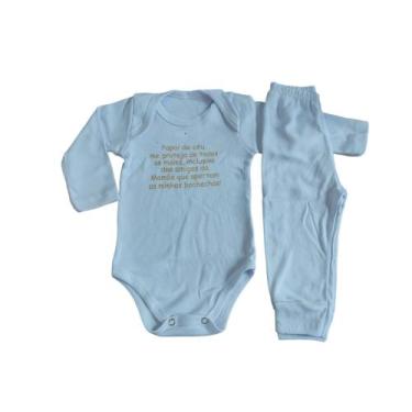 Imagem de Conjunto Bebê Infantil Body Com Mijão Moda Menino Menina - Belos e Bel