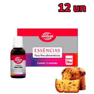 Imagem de 12 Essencia de Panetone 30ml Arcolor - MENTOS