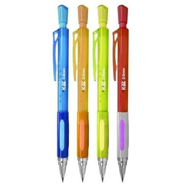 Imagem de LAPISEIRA CRISTAL 2,0 MM KAZ - Apontador e Grafite 2B Inclusos, Vermel