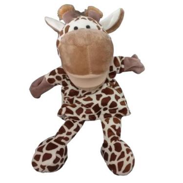 Imagem de Fantoche Pelúcia De Mão Animais, Girafa