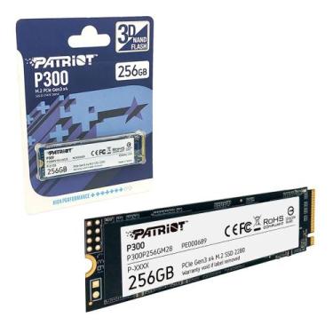 Imagem de SSD M.2 2280, 256GB, NVME 1.3, Leitura: 1700MB S, Gravacao: 1100MB S -