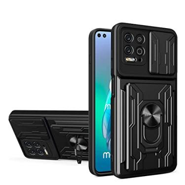 Imagem de YUNCHAO Caixa de telefone Para Motorola Moto G100 Sliding Camshield TPU+Caixa de telefone PC com slot de cartão capa para celular