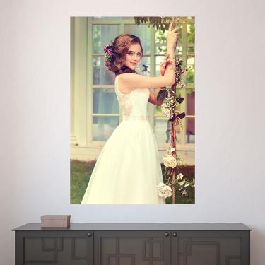 Imagem de Painel Adesivo de Parede - Salão de Beleza - Noiva - 1564pnp