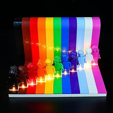 Imagem de Kyglaring LED Light Kit Compatible with Lego Set 40516, Lighting Accessories Compatible with Everyone is Awesome, Lights Only (Model Not Included),Classic Version