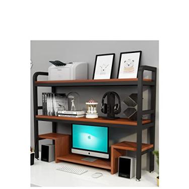 Imagem de KIZQYN Organizador de estante para cubos de armazenamento de sala de estar, prateleira de unidade, estante de armário de armário, rack de DVD organizador de arquivos rack estante de livros (tamanho: 1)