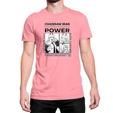 Imagem de Camiseta Chainsaw Man Power Humans Make Hastes - Store Seven