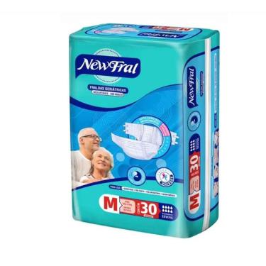Imagem de Fralda Geriatrica New Fral Intermediaria M C/30