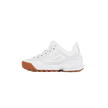 Imagem de Fila Tênis masculino Disruptor II No-Sew, Branco/Goma de Mascar, 38