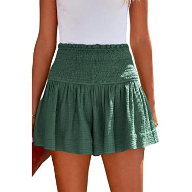 Imagem de Shorts de Verão, Shorts Confortáveis ​​e Elegantes de Cintura Alta para o Trabalho (S)