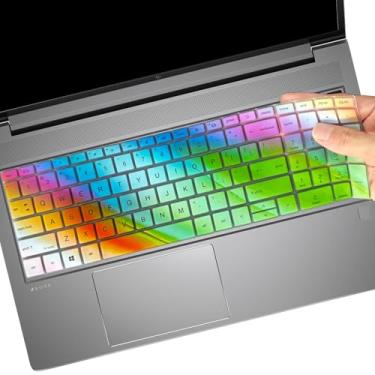 Imagem de Capa para teclado HP ProBook de 15,6 polegadas, HP ProBook 450 G8 G9 G10/455 G8 G9 G10/650 G8/HP Zbook Power G8 G9 (não serve para HP ProBook 450/455/650 G6 G7) - Colorida