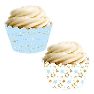 Imagem de Andaz Press Party Cupcake Wrapper Collection, Baby Blue Twinkle Twinkle Little Star